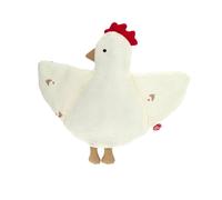 Doudou plat poule love beige TU
