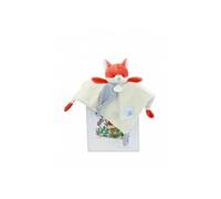 Doudou plat Renard Romarin - 27 cm Orange