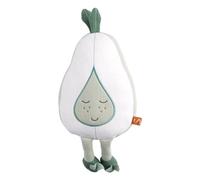 Doudou poire en coton blanc