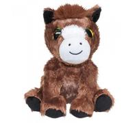 Doudou poney Reino 15 cm brun