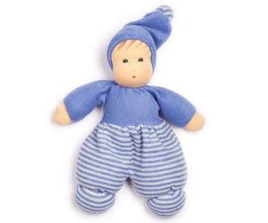 Doudou Poupée de Chiffon Nanchen® Natur Poupon MINIMÖPSCHEN Coton Bi