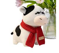 Doudou pour filles comme cadeau - Coussin de collection doux en peluche - Vache mignonne - Pour et filles ainsi que Noël, Halloween, Thanksgiving, mariage, voyage, voiture, canapé, dortoir d'étudiant