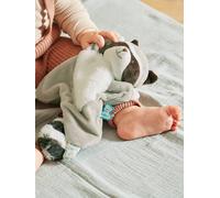 KALOO - Fripons - Doudou Carré Raton Laveur Gaston - Doudou Moelleux et Extra Doux - 24 cm - Dès la Naissance,K205001