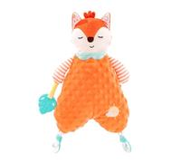 Doudou Renard Peluche, Doudou Moelleux et Doux, Doudou Serviette de Bébé, Jouets de Dentition Bébé, Jouets d'éveil Sensoriels Bébé Nouveau-né 0 3 6 9 mois, Cadeau pour Anniversaire, Fête Prénatale
