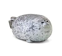Doudou Sceau en peluche Chubby Blob - Coussin en coton doux - Peluche mignonne - Coussin de poupée - Jouet pour enfants et tout-petits - Cadeau câlin (30 cm)