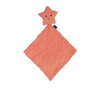 Doudou Serviette de Bain pour Bébé, Coton Carré Bavoir Bébé, Serviettes pour Bébé Super Doux, Mousseline Bavoirs Bandana Bébé,Couverture de Sécurité pour Nouveau-Né, Étoile, 45cm X 32cm