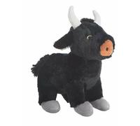 Doudou taureau en noir "Stier" - 30 cm