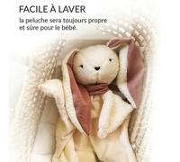 Doudou Veilleuse Bouillotte Sèche Lapin
