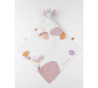 Doudou Xxl D'activité Louli En Mousseline Rose, Écru, Ocre TU