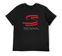 DOUDOUMAO Ayrton Senna SS T-Shirt Black 3XL