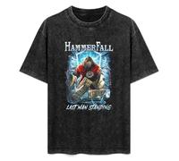 DOUDOUMAO fenglaile HammerFall Last Man Standing T T-Shirt Black S