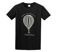 DOUDOUMAO Modest Mouse Cool Young Loose Concise Body Sculpting T-Shirt Black L