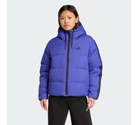Doudoune à capuche 3 bandes Essentials Climawarm Semi Lucid Blue L