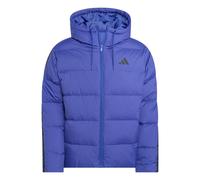 Adidas Doudoune à capuche Essentials 3-Stripes rembourrée en polyester Bleu M Homme
