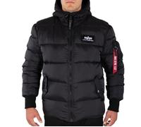 Alpha Industries Hooded Puffer Fd Jacket Noir 2XL Homme