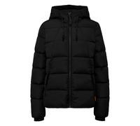 Doudoune Ã capuche avec poches zippÃ©es et de bords-cÃŽtes aux poignets femme QS Noir XL