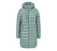 Doudoune à capuche avec poches zippées femme QS Turquoise S