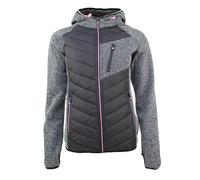 Doudoune à capuche bimatière femme Degré Celsius Alberry Noir M