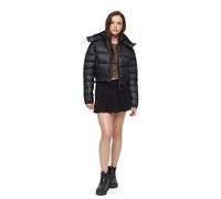 Superdry Crop Fuji Puffer Jacket Noir L Femme