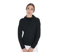 Doudoune à capuche en mélange technique femme Equestro Noir S