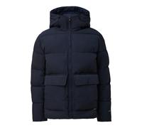 Doudoune Ã capuche en nylon froissÃ© zippÃ©es QS Bleu S