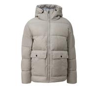 Doudoune Ã capuche en nylon froissÃ© zippÃ©es QS Gris L
