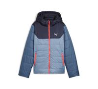 PUMA Veste matelassée à capuche Essentials unisexe enfant Bleu 9-10 ans