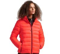 Superdry CLASSIC FUJI PUFFER JACKET, A4 - Rembourré Femme, Hyper Fire Coral,