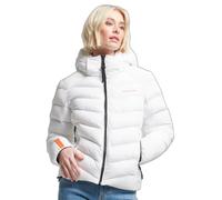 Superdry Microfibre Padded Jacket Blanc XS Femme