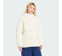 adidas Femme Helionic Down Puffer Hooded Coat, off white, XXL