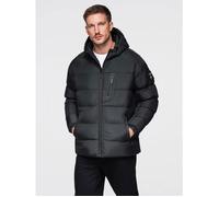 Doudoune à capuche homme - Ombre Performance - JAHP-0302 - zippée - coupe regular - Noir S