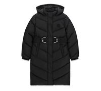 Doudoune Ã capuche long fille Guess J6B04-W3996 Noir 7 ans