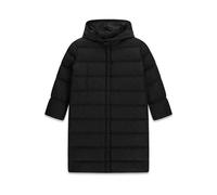Doudoune à capuche long fille Guess - debossed 4g noir 12 ans