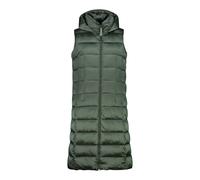 Doudoune à capuche long sans manches femme CMP Gris XS
