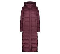 Doudoune à capuche longue à effet brillant femme CMP Rouge L