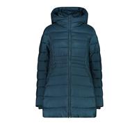 Doudoune à capuche longue femme CMP Turquoise S