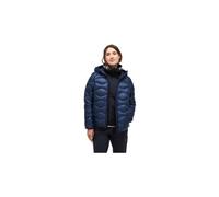 Doudoune a capuche peak performance helium down bleu femme