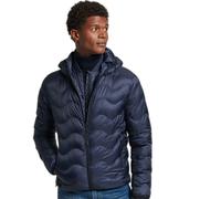 Superdry Vintage Hooded Mid Layer Jacket Bleu L Homme