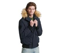 Superdry Blouson Everest Hooded L6T à capuche Homme Bleu L