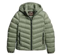 Superdry Hooded Fuji Padded Jacket Veste, Vert Jade Clair, 38 Femme