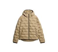 Superdry Quilted Coat Jacket Marron L Homme