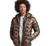 Superdry Vintage Hooded Mid Layer Jacket Vert XL Homme