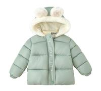 Doudoune Ado Fille, Manteau Fille Hiver Court, Doudoune Chaud Veste À Capuche Fourrrure Rembourré Manteau Imperméable Grande Taille Veste À Polaire Blouson Avec Poches Coupe-Vent Vêtements D'extérieur