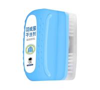 Doudoune Agent de Nettoyage à Sec, Nettoyant Doudoune avec Brosse 100ml Duvet Détergent | Nettoyage Rapide Tache D'huile Sans Eau Nettoyant Sec, Nettoyant Plumes De Duvet pour Doudounes