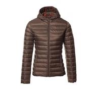 Doudoune ajustée légère à capuche CLOE NOOS Taupe XL