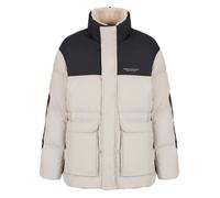 Doudoune Armani Exchange - Réf. 6LZBL2-ZNWMZ-2786. Couleur : Beige, Noir. Détails. - Col roulé. - Manches longues. - Multipoches. - L