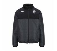 Doudoune AS Monaco 24/25 pour Homme - Gris foncé, noir, blanc L