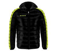 Doudoune bande Givova Olanda - fluo yellow/black - 4XL XL