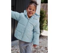 Doudoune bébé intérieur polaire avec capuche alma bleu 5A