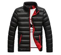 Doudoune Blouson Homme Hiver Chaud Manteau épais Veste Moto épaissir Chaud Slim Manteau à Capuche Hiver Veste Matelassée Zipper Basique Jacket Couleur Unie Bon Marché avec Cordon